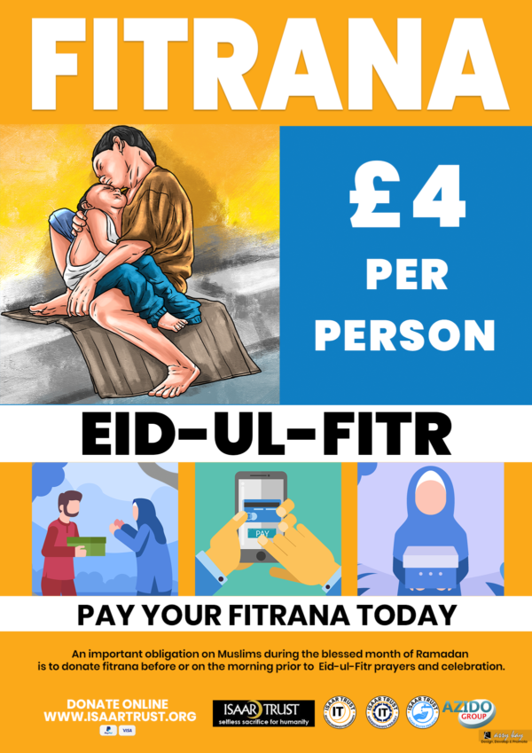 Eid ul Fitr Fitrana £4 Per Person Isaar Trust